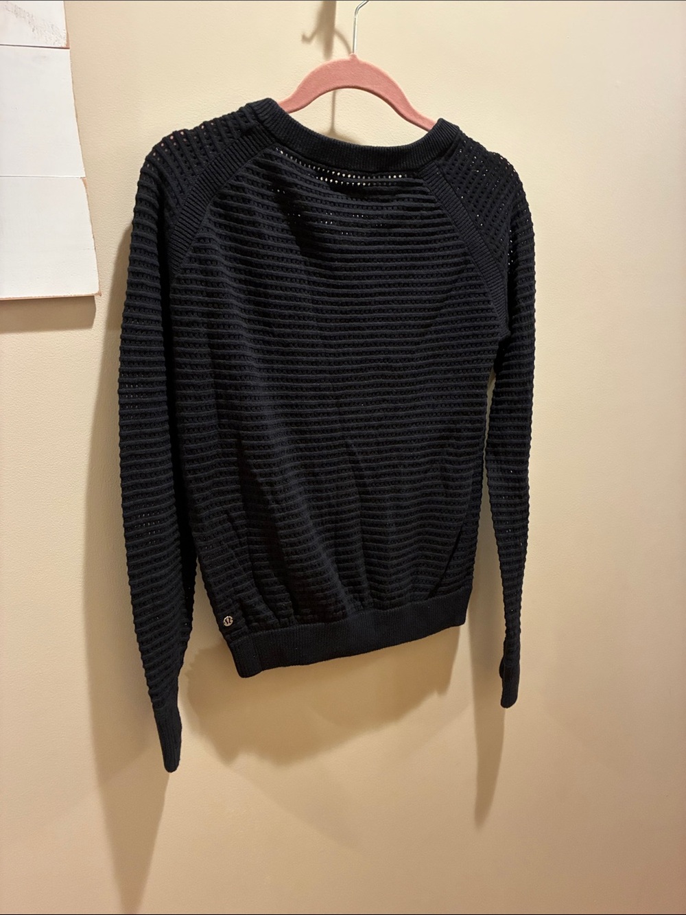 Lululemon Devi Crew *Pointelle sweater in Black